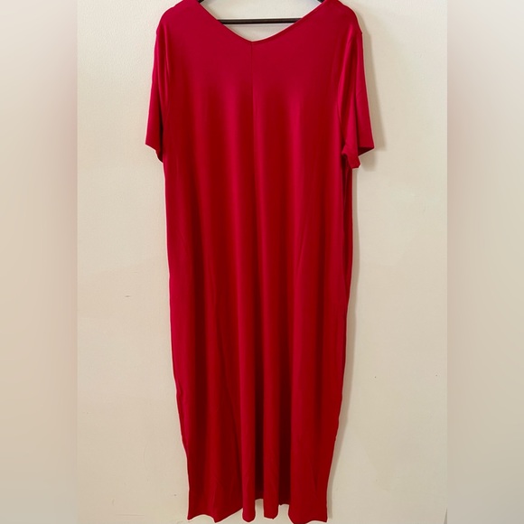 Brand New Zenana Premium Red Maxi Dress Various - Picture 3 of 10